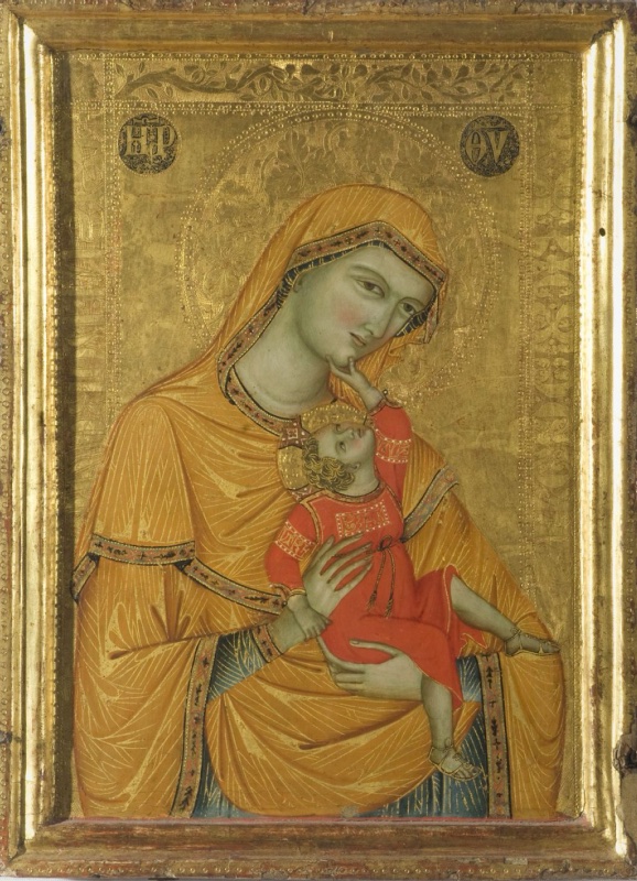 Madonna di Perugia. Madonna con Bambino che gioca